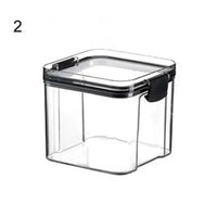 Multipurpose Food Storage Containers Set - Clear Jars with Lids for Cereal, Candy, and Dry Goods thumbnail 1