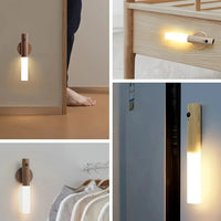 Intelligent Human Body Induction LED Night Light – Rechargeable Wall Light for Corridor, Cabinet, and Toilet thumbnail 3