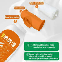 Antibacterial Wall Paint – Strong Repair Latex Paint with Roller Brush for Living Room & Kitchen thumbnail 3